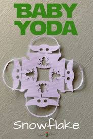 Who Wants To Make Their Very Own Baby Yoda Craft At Home Star Wars Crafts Star Wars Snowflakes Crafts