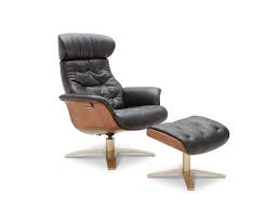 Anselmo Leather Recliner Ottoman Leather Recliner Mid Century Modern Recliner Modern Recliner Chairs