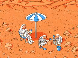 And plans to pass that in the very near future. Mars Is Lovely At This Time Of Year Futurists Imagine Life In 2050 Science The Guardian