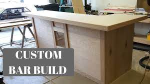 17 ideas kitchen bar design desks for 2019. Custom Bar Build Bar Table Diy Home Bar Designs Custom Bar