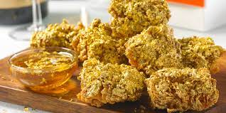 Gold leaf cannabis strain by bergman's lab is a slightly indica dominant hybrid that is high in both thc and gold leaf cannabis strain will relax users yet lift them up into a positive and airy happiness. Popeyes 24 Karat Gold Champagne Wings Like Jonathan Cheban Wings