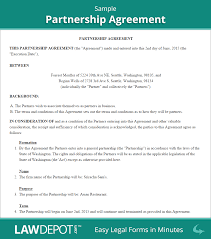 Partnership agreements are necessary for establishing terms and conditions that will help resolve any future disputes. Business Partnership Agreement Sample News