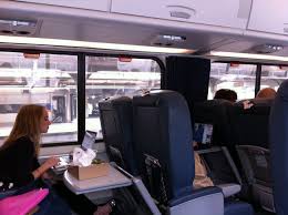 Train Travel In The Usa Comfort On Board An Amtrak Train
