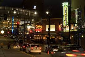 Power Light District In Kansas City Mo Kansas City Downtown Lights