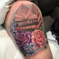 If you are getting a tattoo in an. Realistic Colored Book Tattoo 1 Kickass Things