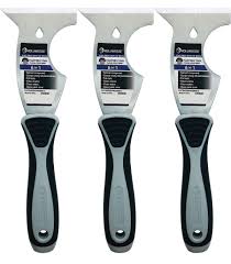 Toughest Tools Paint Scraper Putty Knife 3 Inch Paint Remover Scraper Tool 3 Pack Paint Remover Multifunction Tool Paint Scrapers