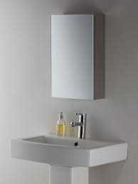 Earthy and sturdy, these washroom cabinets with iron hardware and mirrors, are perfect for outdoor washrooms with a nature inspired interior decor. John Lewis Partners Small Single Mirrored Bathroom Cabinet At John Lewis Partners