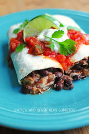 Black Beans Or Pinto Beans In Burrito Delicious Chicken And Black Bean Burrito For Those Comfort Food Days Recipes Food Healthy Recipes