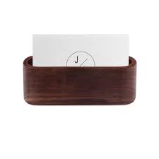 These are business card holders th. Wooden Business Card Holder Office Hatch