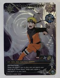 Naruto Card Ccg Tcg Naruto Uzumaki Clone Foil Promo Nm Ebay Naruto Uzumaki Naruto Cards