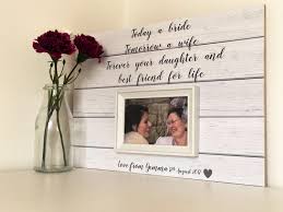 Mother Of The Bride Gift From Daughter Mother Bride Frame Wedding Gift For Mom Custom W Wedding Gifts For Parents Mom Wedding Gift Gifts For Wedding Party