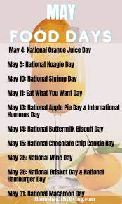 In india, doctor's day is observed on 1st july to mark the importance of doctors hold in our lives. Complete List Of National Food Days And National Food Holidays Diana S Healthy Living