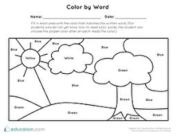 Do Students Know Their Colors And How To Read Them In This Activity Students Will Be Preschool Sight Words Preschool Sight Words Printables Preschool Reading