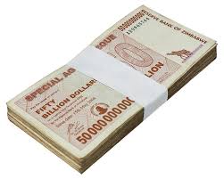 Image result for zimbabwe billion dollar note