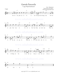 Lagu Garuda Pancasila Not Balok Lirik Dan Chord Lagu Lirik Lagu Lirik