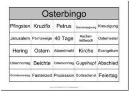 Jeder spieler sucht auf seinem bingo zettel nach der gezogenen zahl. Bingokarten Bzw Bingoscheine Zu Ostern Und Dem Osterfest Fur Senioren