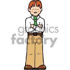 Happy cute smile boy crossed arms. Cartoon Boy With Arms Crossed Vector Art Clipart Commercial Use Gif Jpg Png Eps Svg Ai Pdf Clipart 405352 Graphics Factory