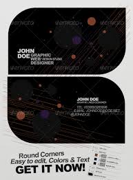 Laminate and choose a standard size or square size business with all 4 corners rounded. Dark Space Business Card Round Corners By Katro Graphicriver