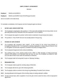 What is an employment verification letter? 50 Sample Employment Contracts In Pdf Ms Word Excel
