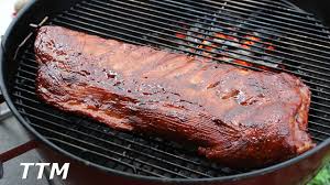 The target temperature on your grill is 300 degrees f. Bbq Spare Ribs On The Weber Kettle Grill Fast Cooked Bbq Ribs Youtube