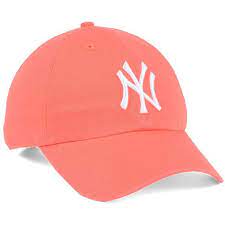 New York Yankees 47 Mlb Grapefruit 47 Clean Up Cap Liked On Polyvore Featuring Accessories Hats Mlb H New York Yankees Yankees Baseball Cap Baseball Hats