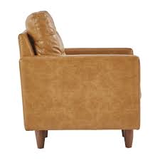 Shop wayfair for the best caramel leather accent chair. Odin Caramel Leather Gel Accent Chair By Inspire Q Modern On Sale Overstock 19684746