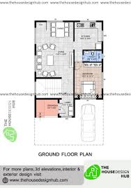 The interior of the home features approximately 800 square feet of usable living space which provides an open floor plan, two bedrooms and one bath. 25 X 35 Ft Low Cost 1 Bhk House Plan In 800 Sq Ft The House Design Hub