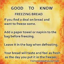 Freeze Bread Freezing Bread Food Hacks Kitchen Hacks