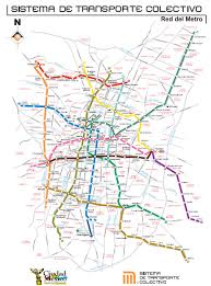 Borders mostly towards the north and east, with. Mapa Del Metro De La Ciudad De Mexico Mexico Destinos Com