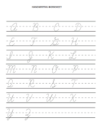 The manual dexterity taught when one writes is useful throughout life. 40 Cursive Letters Worksheets Printable Image Inspirations Samsfriedchickenanddonuts