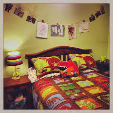 Dinosaur Bedroom For A Three Year Old Boy Bedding And Accessories From Target Cool Rooms Boys Bedrooms Room Improvement