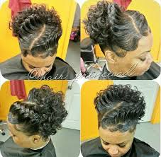 Underhanded Braids And Curls Natural Hair Styles Natural Hair Updo Hairstyle Gallery