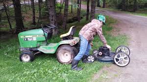 how to make a pull behind mower part 1