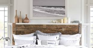 A white beaded chandelier hangs from the ceiling. Coastal Beach Gray Bedroom Ideas Shop The Look Coastal Decor Ideas Interior Design Diy Shopping
