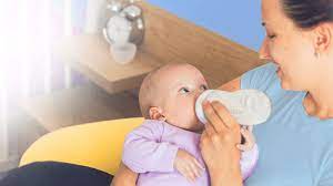 It may be easier to persuade her to drink the formula along with the solids she's eating. Switching From Breastmilk To Formula Ensure A Smooth Transition