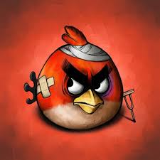 Damaged Angry Birds Bird Illustration Red Angry Bird Red Birds
