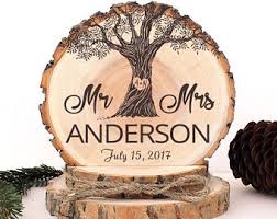 Wedding cake toppers showcase who you are as a couple. Rustic Wedding Cake Topper Etsy