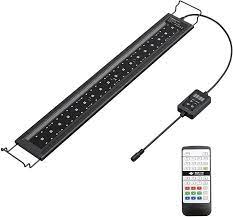 Nicrew led aquarium lighting fixtures, in addition to being adjustable, can also provide effects provide energy efficient light with lunar led and daylight led. Buy Nicrew Rgb W 24 7 Led Aquarium Light With Remote Controller Full Spectrum Fish Tank Light For Planted Freshwater Tanks Planted Aquarium Light With Extendable Brackets Online In Vietnam B08lb8jhjt