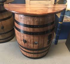 Half Round Wine Barrel Table Barrel Table Whiskey Barrel Table Wine Barrel Table