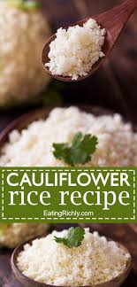 Cauliflower Rice Is A Wonderful Substitute For Rice That S Perfect For Keto And Low Carb Die Cauliflower Rice Recipes How To Cook Rice Cooking Cauliflower Rice