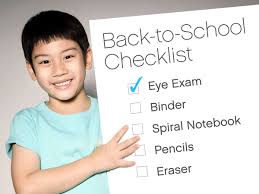 Back To School Checklist Eye Exam Check Seemuchmore Backtoschool Kids Eye Exam Back To School Checklist School Checklist