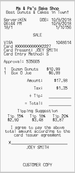 Recipes are given to customers so they can see an accurate breakdown of the bill. Create Custom Receipts Online Receipt Maker Makereceipt