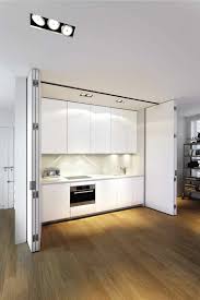 Les Portes Pliantes Design En 44 Photos Porte Pliante Cuisine Cachee Design De Cuisine Rustique