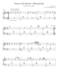 Browse our 17 arrangements of great balls of fire. sheet music is available for piano, voice, guitar and 23 others with 9 scorings and 4 notations in 11 genres. Song On The Beach Photograph From The Movie Her Sheet Music For Piano Solo Musescore Com