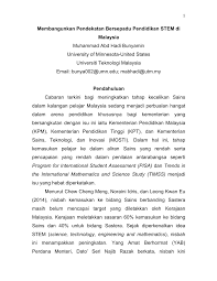 Banyak subsidi diberi oleh pemerintah untuk menanggung pendidikan di universitas publik. Pdf Membangunkan Pendekatan Bersepadu Pendidikan Stem Di Malaysia