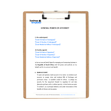 The grantor must be of legal age and in full. Power Of Attorney Business Templates