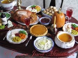 This menu is great for families looking to trying something new this holiday season, as each dish is unique, easy to make, and absolutely delicious. Thanksgiving Christmas Turkey Dinner By Igma Artisan Robin Brady Boxwell Fall Autumn Dollhouse Miniature Food Miniature Food Miniature Food Tutorials Food