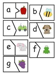 As toddlers and preschoolers grow, they may start to enjoy trying jigsaw puzzles and more complex tray puzzles. Beginning Sound Puzzle Preschool Writing Alphabet Activities Preschool Literacy