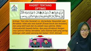 Orang yang memiliki harapan positif c. Optimis Ikhtiar Dan Tawakal I Kelas Ix Smpn 1 Balongbendo I Part 2 Youtube