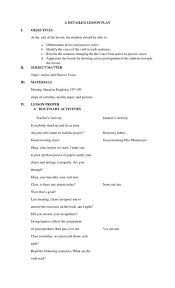 Detailed Lesson Plan In Active And Passive By Dhayhan Via Slideshare English Lesson Plans Elementary Lesson Plans Teacher Lesson Plans